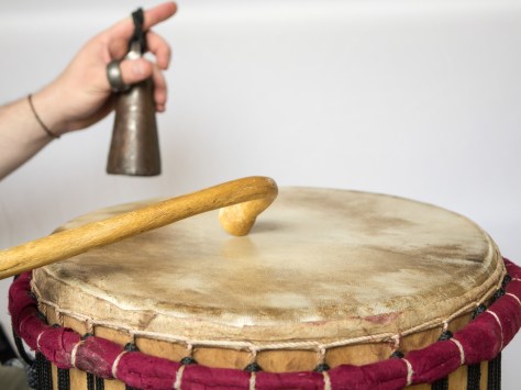 Djeli dunun and bell